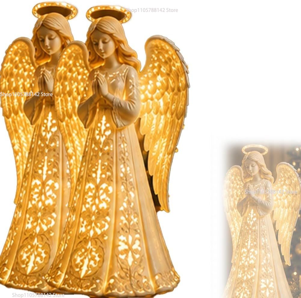 Christmas Angel Blessing Wall  - Lighting Christmas Decor recension och pris