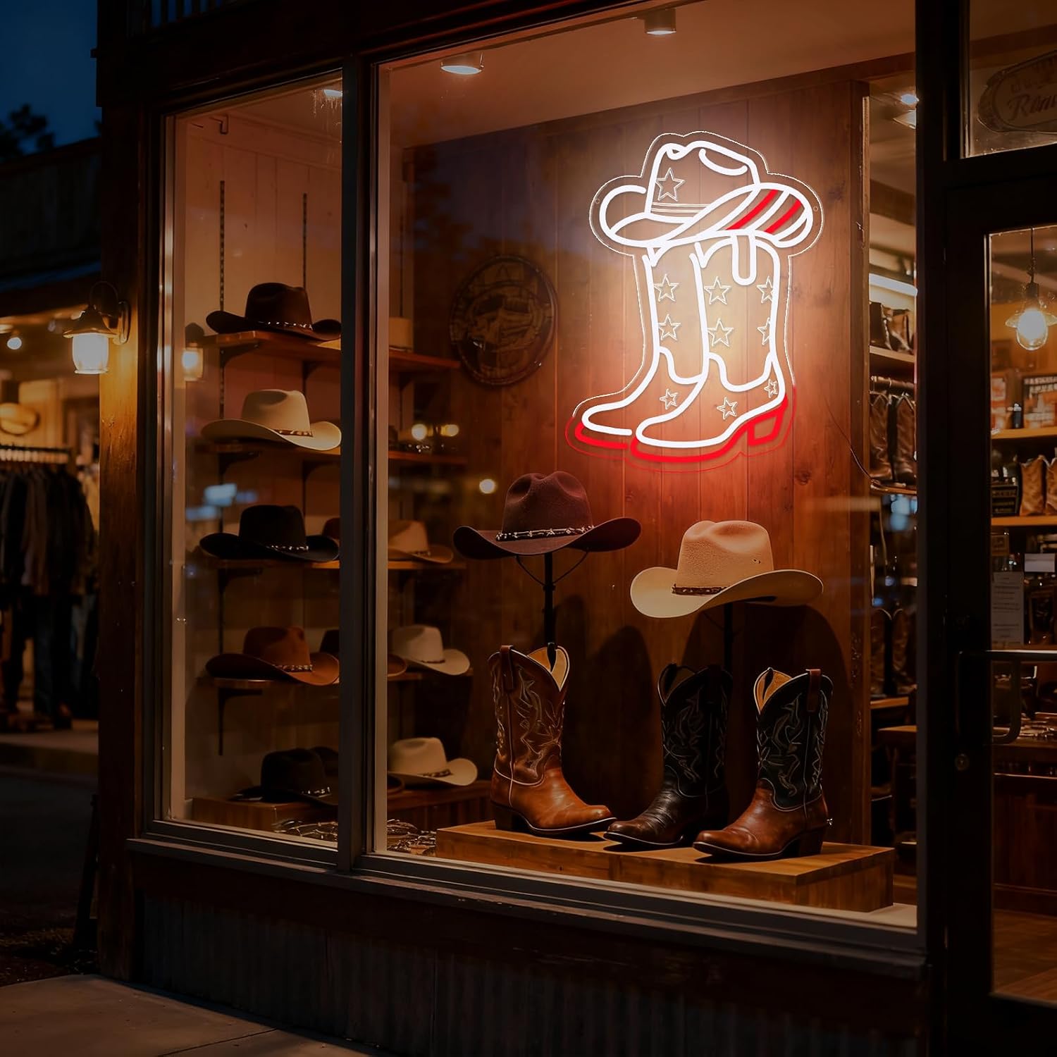 Cowboy Boots and Hat LED Neon  - Lighting Decoration Ideas recension och pris