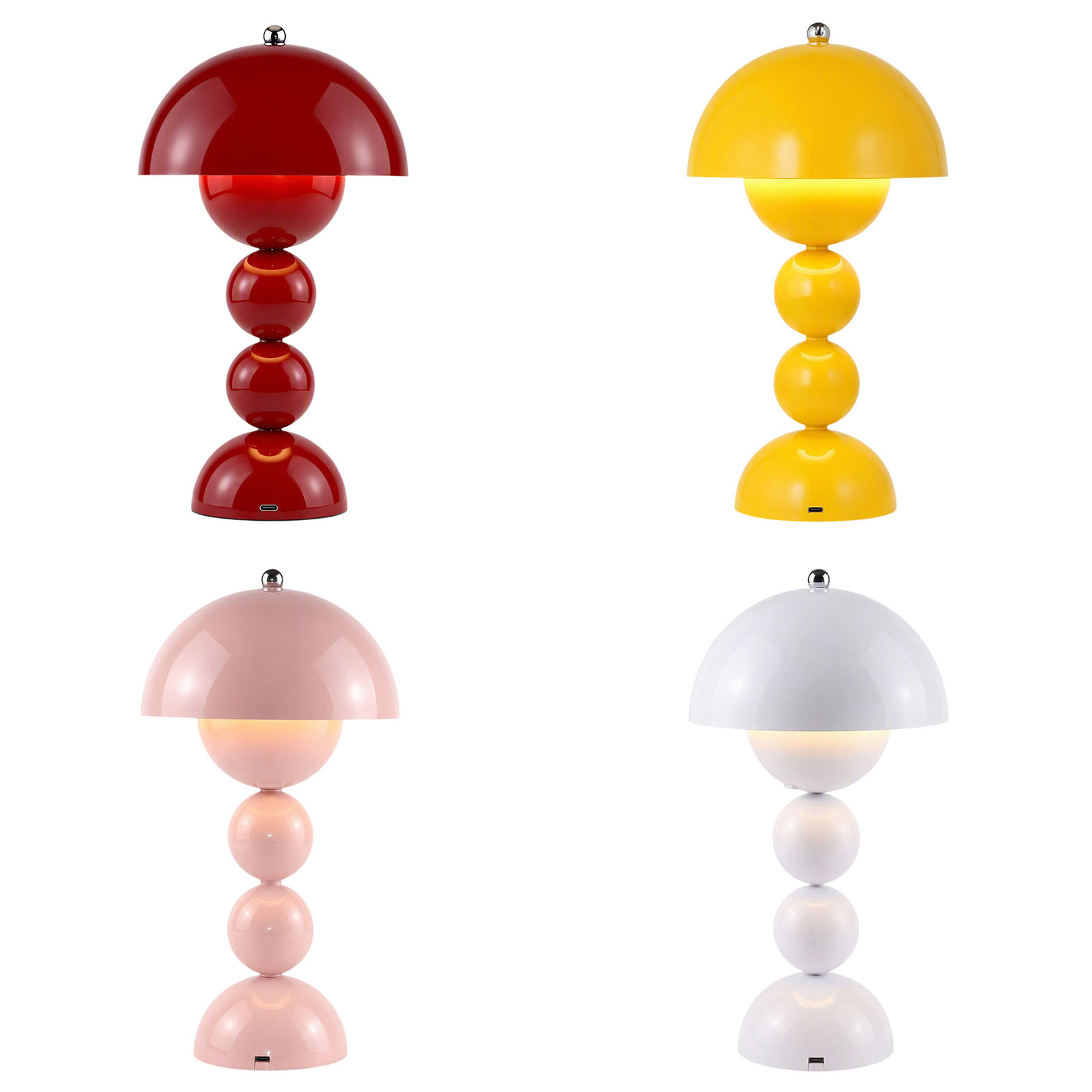 Vintage Mushroom Table Lamp US - Lighting Decor Bedroom recension och pris