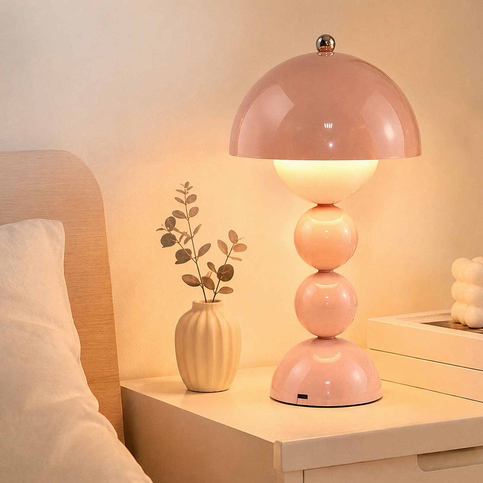 Vintage Mushroom Table Lamp US - Lighting Decor Bedroom recension och pris