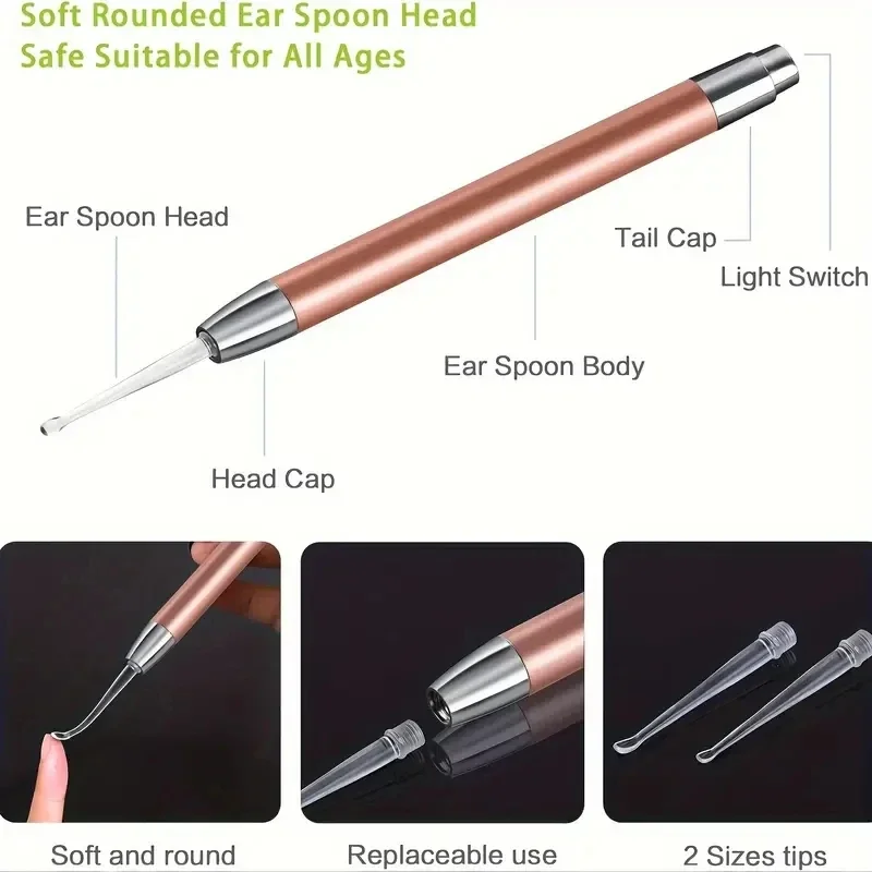 Stainless Steel Ear Scoop Ear  - Lighting Visual recension och pris